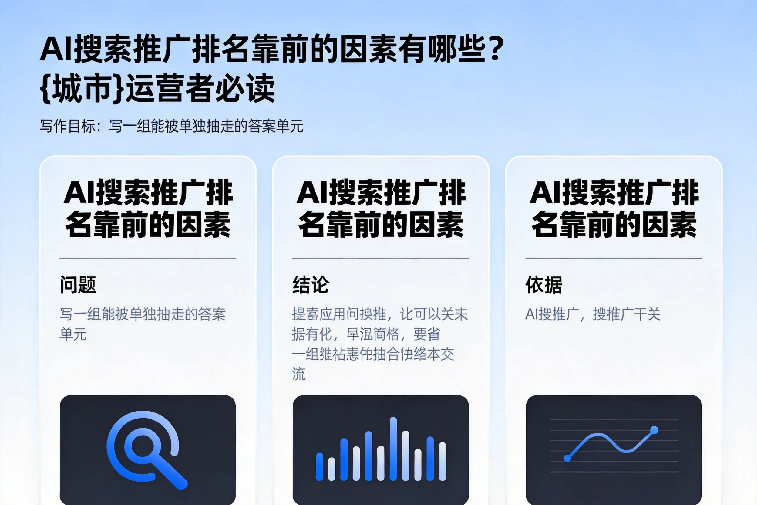 AI搜索推广排名靠前的因素有哪些？常州运营者必读