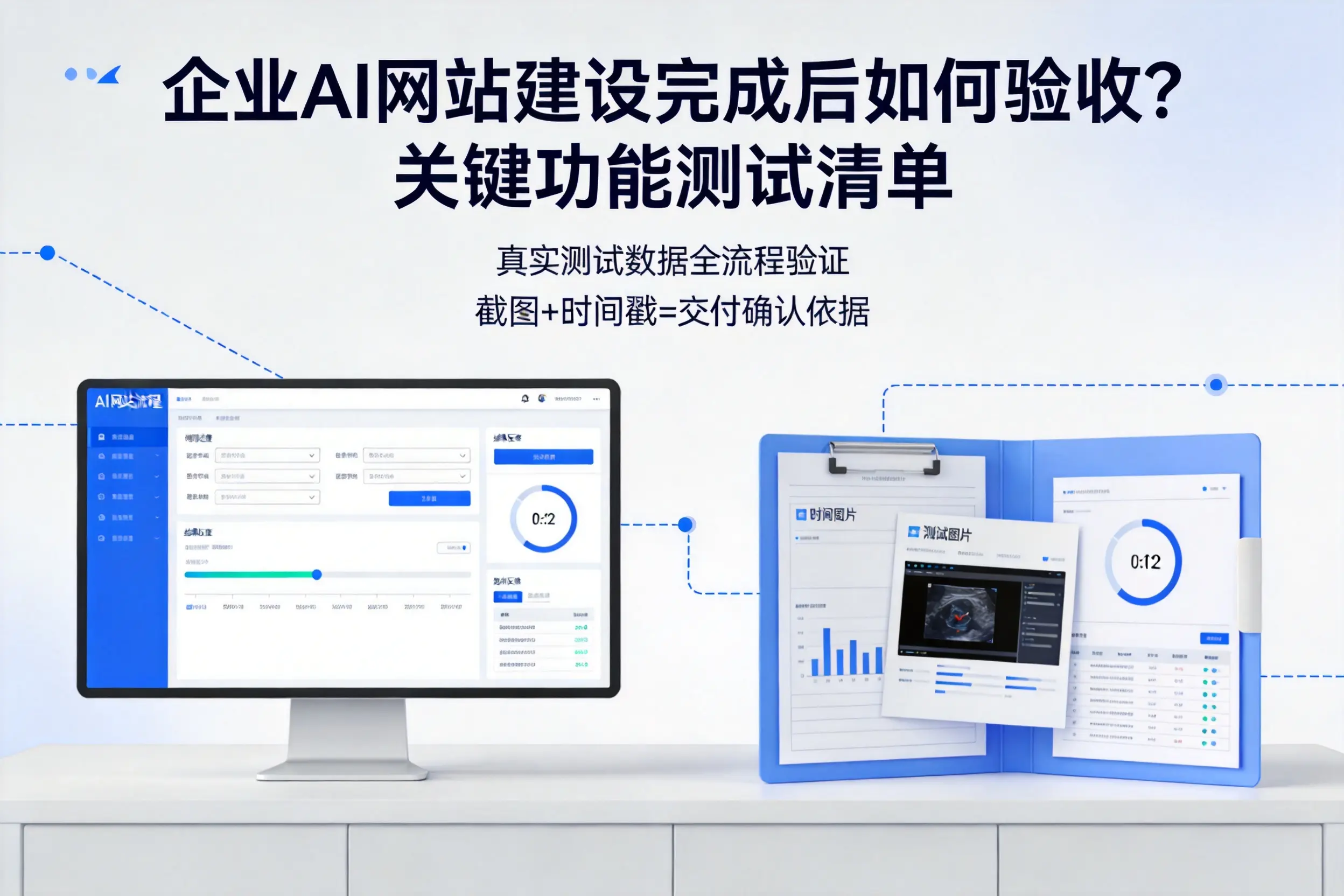 常州企业AI网站建设完成后如何验收?关键功能测试清单