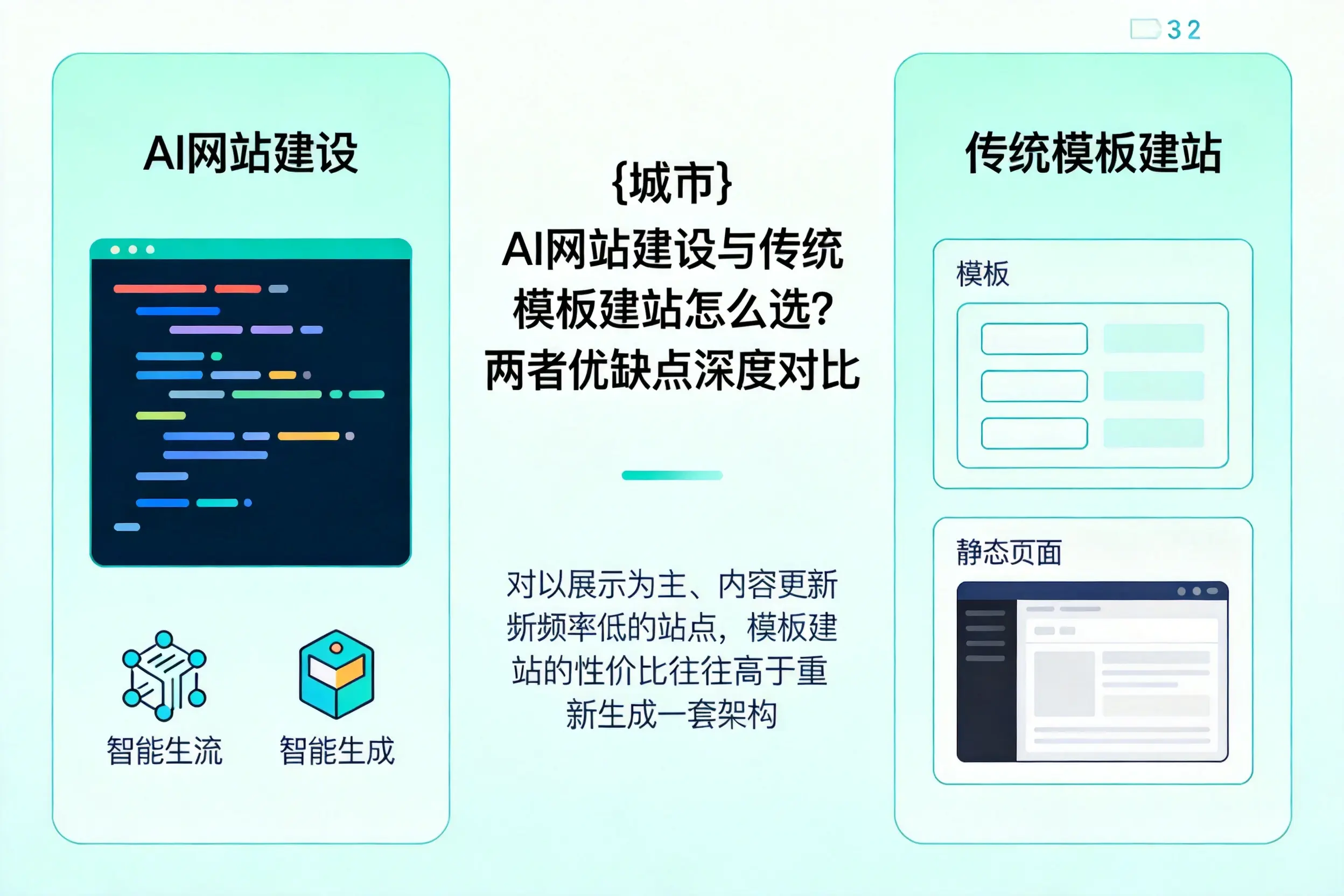 常州AI网站建设与传统模板建站怎么选?两者优缺点深度对比