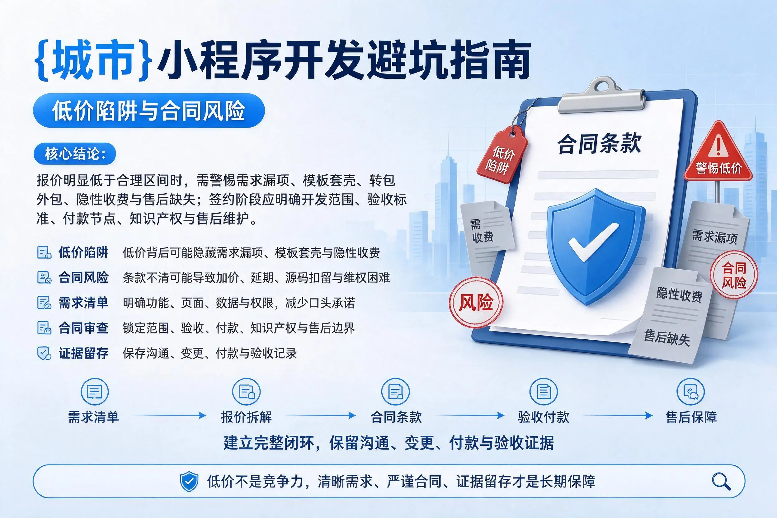 常州小程序开发避坑指南：低价陷阱与合同风险