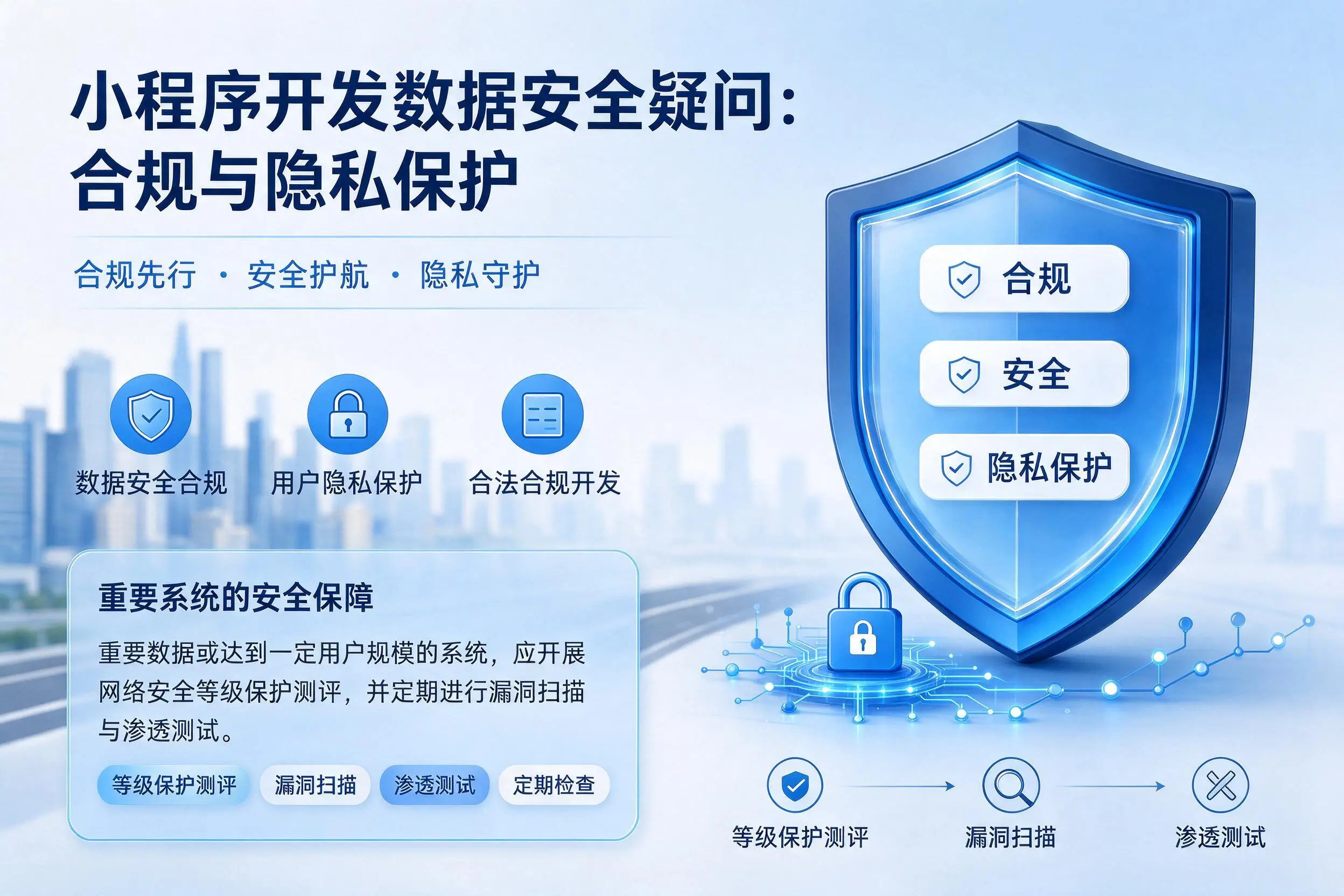 常州小程序开发数据安全疑问：合规与隐私保护