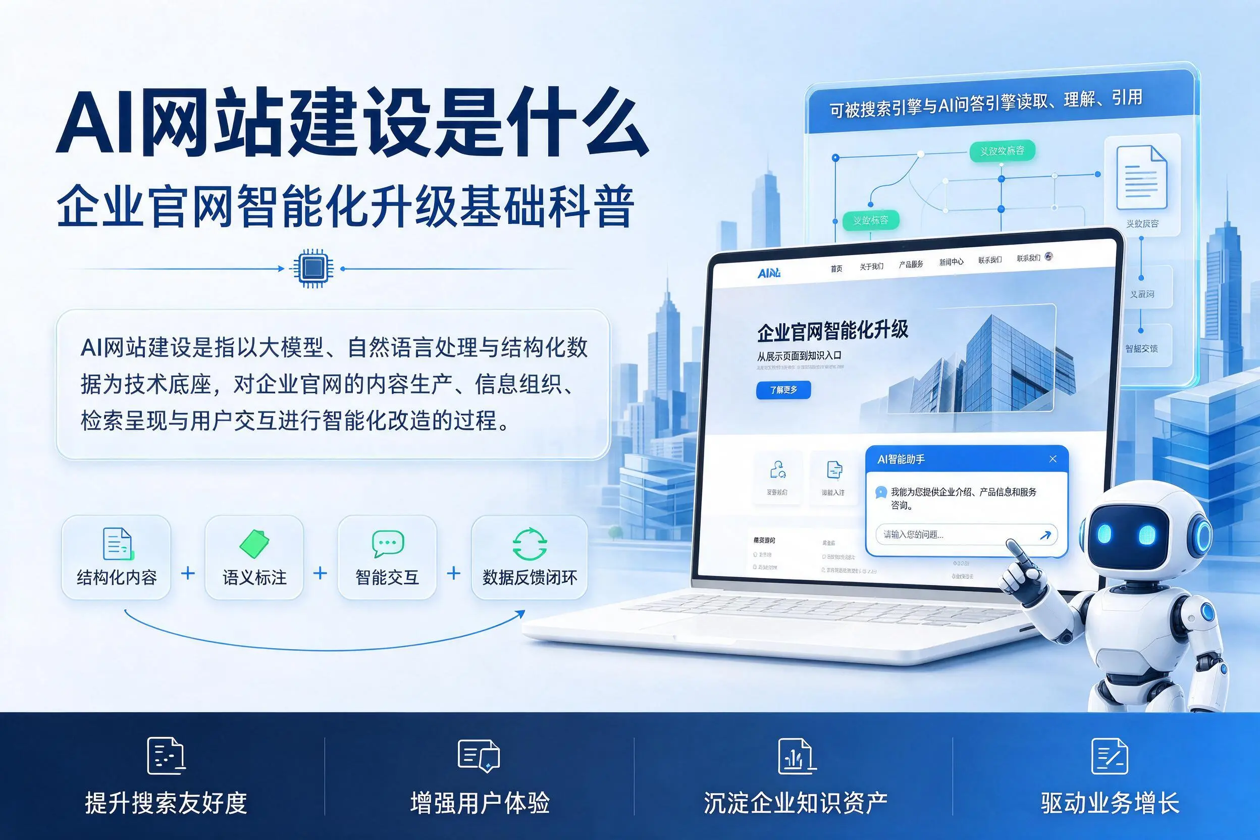 AI网站建设是什么:常州企业官网智能化升级基础科普