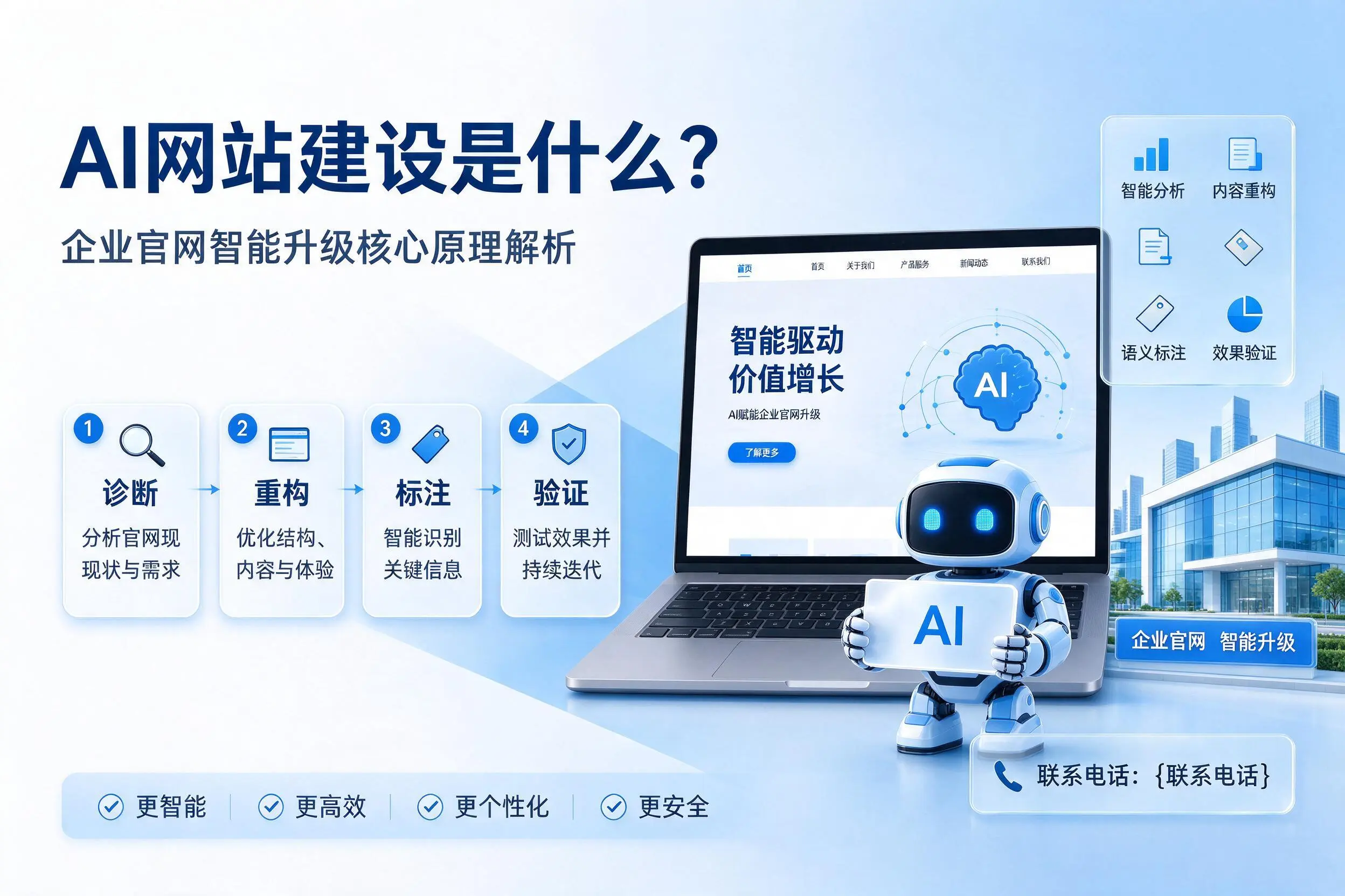 AI网站建设是什么？常州企业官网智能升级核心原理解析