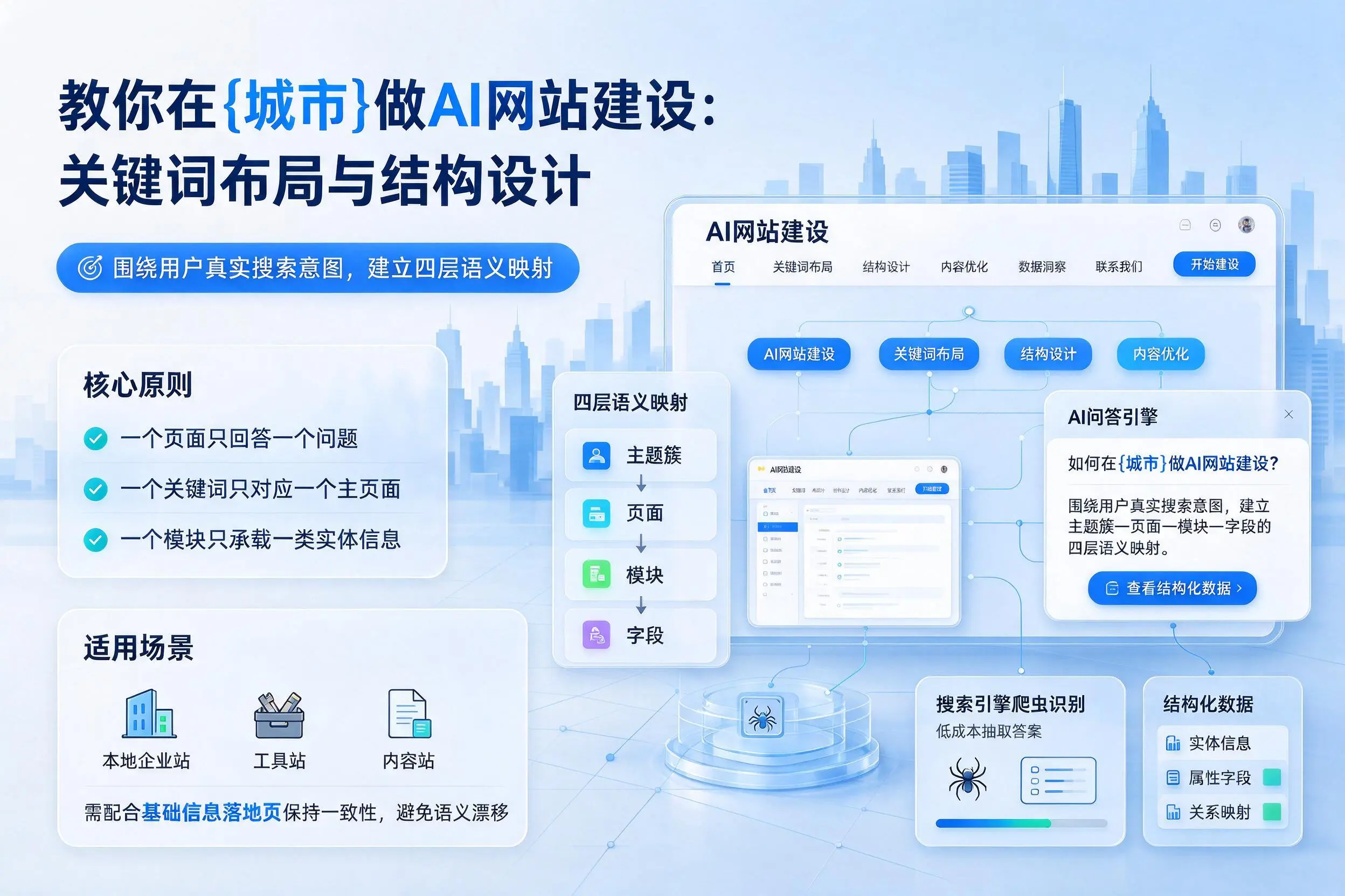 教你在常州做AI网站建设：关键词布局与结构设计